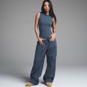 SKIMS Blue Wide Leg Pants